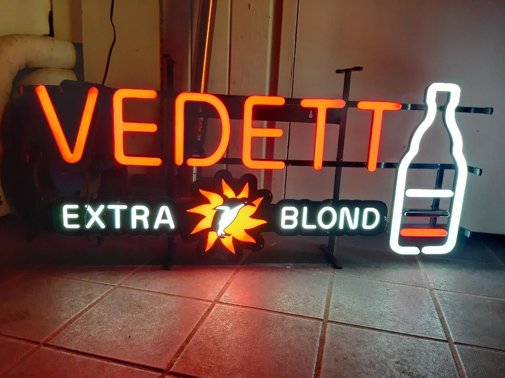 Vedett Extra Blond Neon Led Lichtreclame - Zeldzaam, Ophalen, Nieuw, Overige typen, Duvel
