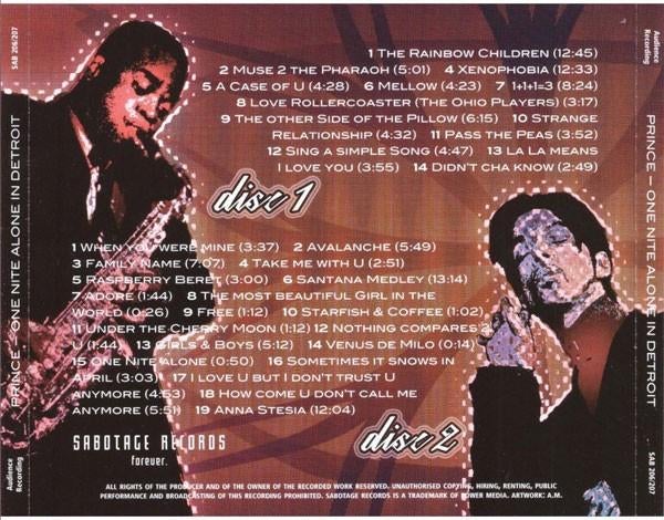 PRINCE - ONA IN DETROIT 2002 (2CD), Verzenden, Nieuw in verpakking