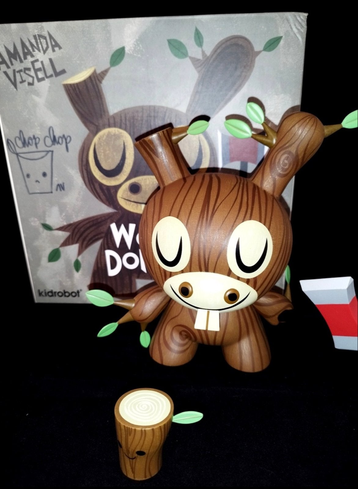 KIDROBOT Amanda Visell 8 inch ‘Wood Donkey Dunny’ - 2009, Verzenden, Zo goed als nieuw