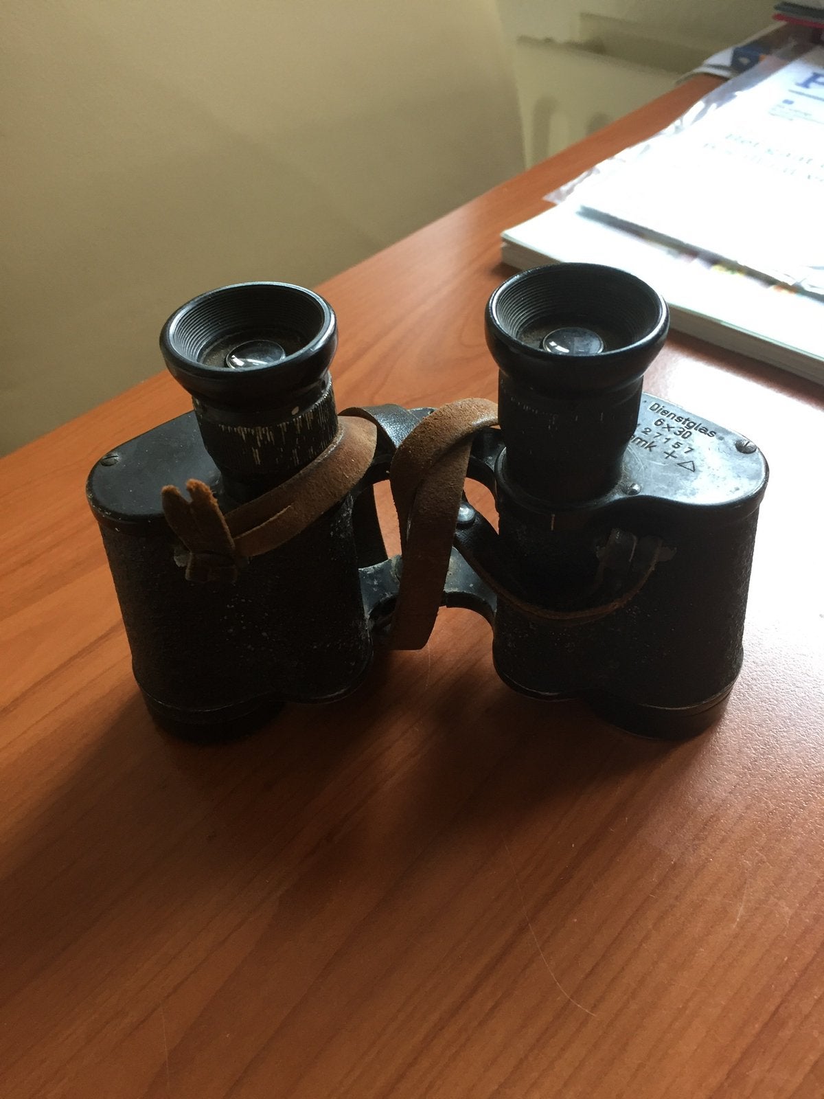 Wehrmacht verrekijker uit de 2e Wereldoorlog.Dienstglas 6x30, Ophalen, Overige typen