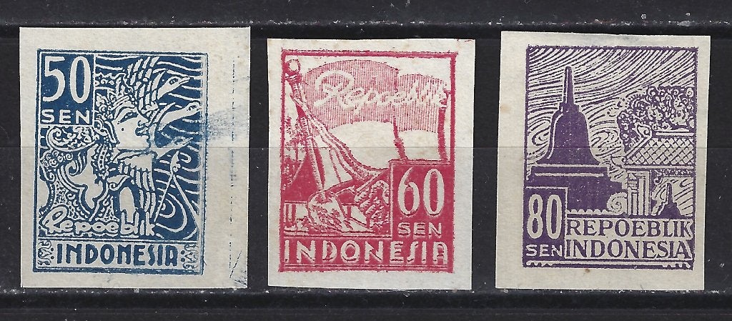 Indie Indonesie JAVA MADOERA 41A - 42A PF JAPANSE BEZETTING, Postzegels en Munten, Postzegels | Nederlands-Indië en Nieuw-Guinea