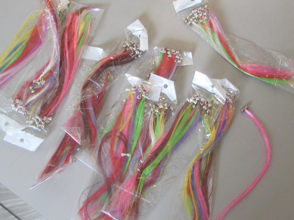 hair extensions, nep, gekleurd, Ophalen of Verzenden, Nieuw, Pruik of Haarverlenging