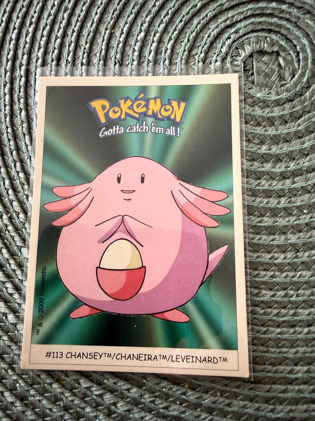Dunkin Boomer Pokémon kaart #113 Chansey, Hobby en Vrije tijd, Verzamelkaartspellen | Pokémon, Ophalen of Verzenden, Gebruikt