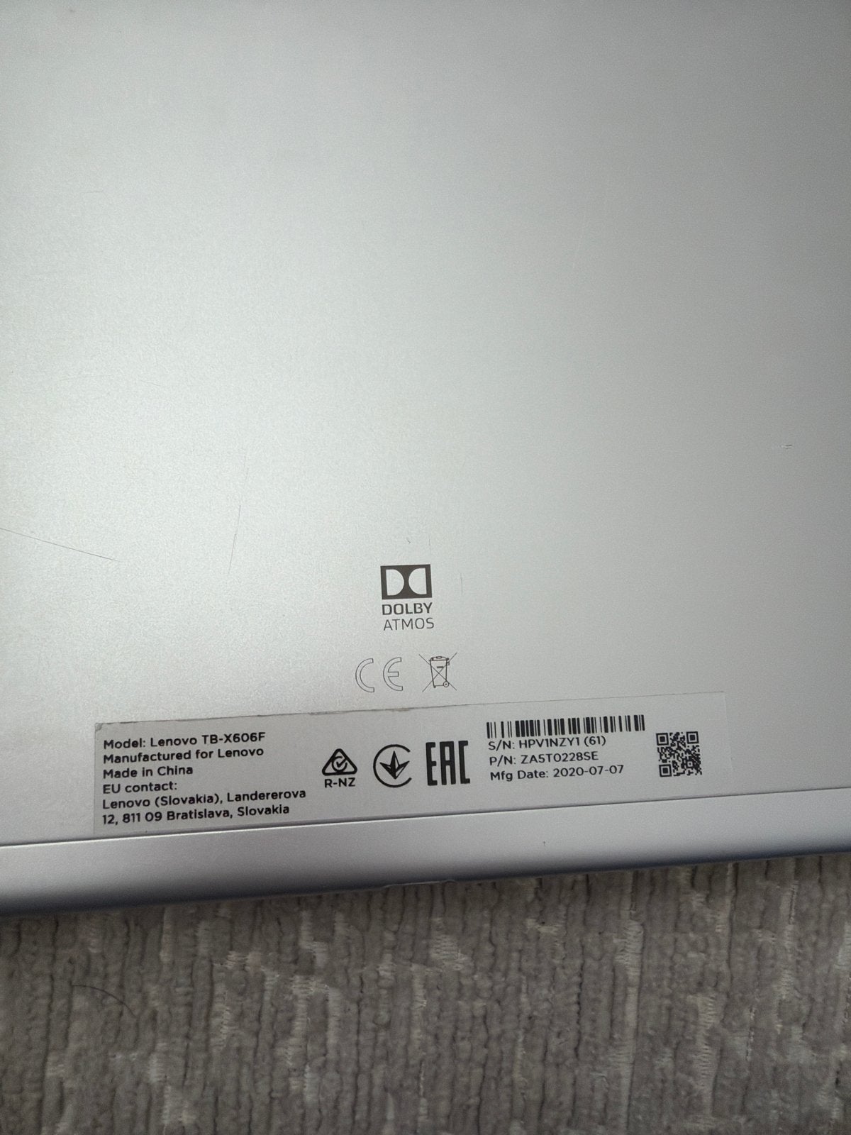 Lenovo Tab M10 FHD Plus (2e Gen) TB-X606F, Computers en Software, Windows Tablets, 10 inch, Gebruikt, 32 GB, Ophalen of Verzenden