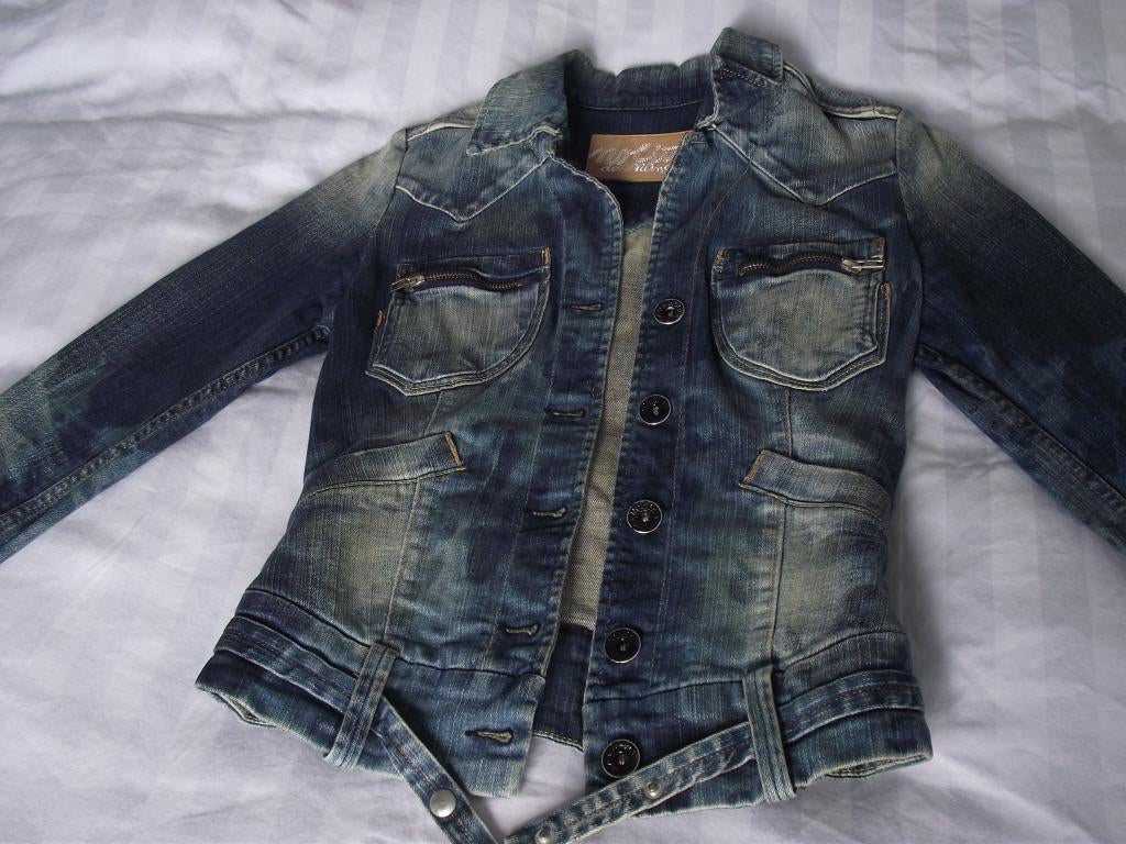 nieuw blauw spijkerjasje Nolita de Nimes stretch jasje S 36, Blauw, Nieuw, Ophalen of Verzenden, Nolita, de Nimes