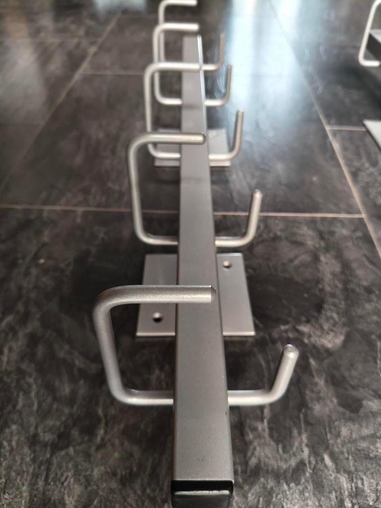Set van 2 metalen wandkapstokken van Knibbeler, Gebruikt, Minder dan 100 cm, Metaal, Ophalen