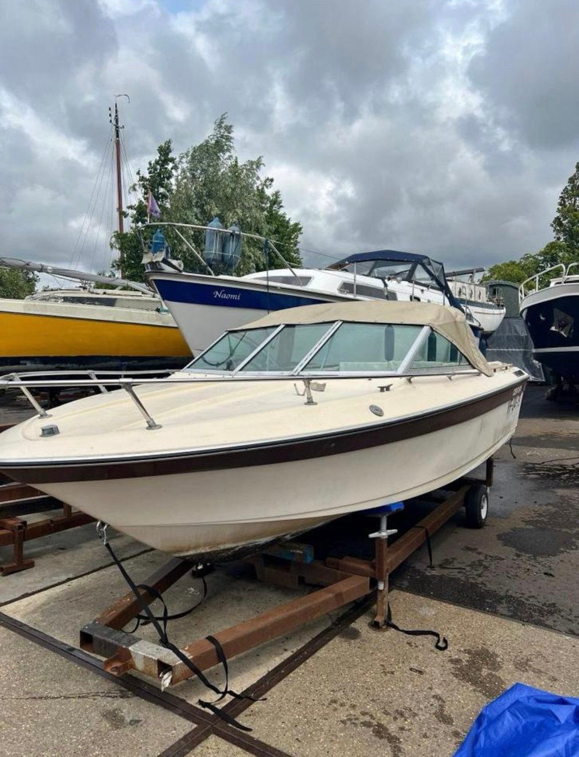 Speedboot Met motor - Opknapper, Watersport en Boten, Ophalen of Verzenden