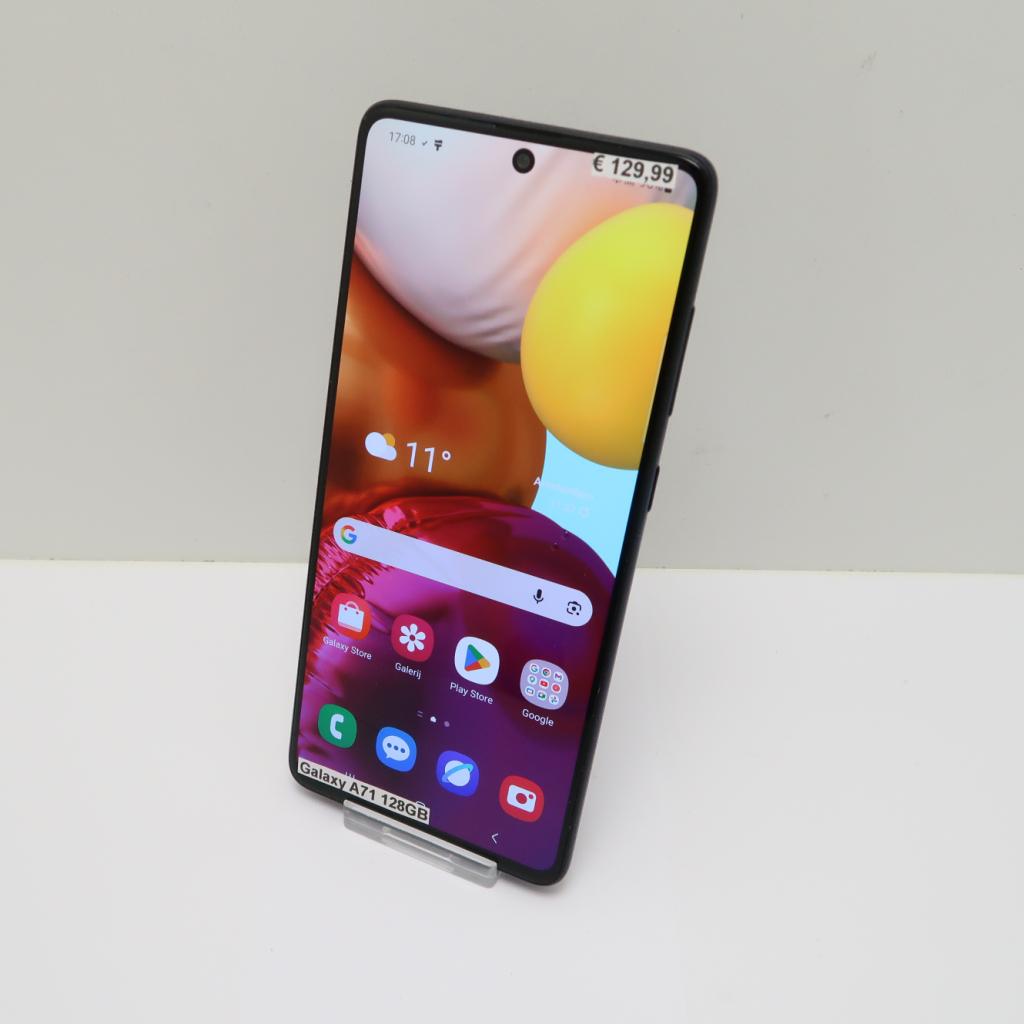 Samsung Galaxy A71 128GB Blauw | In nette staat, Telecommunicatie, Mobiele telefoons | Samsung, Zo goed als nieuw