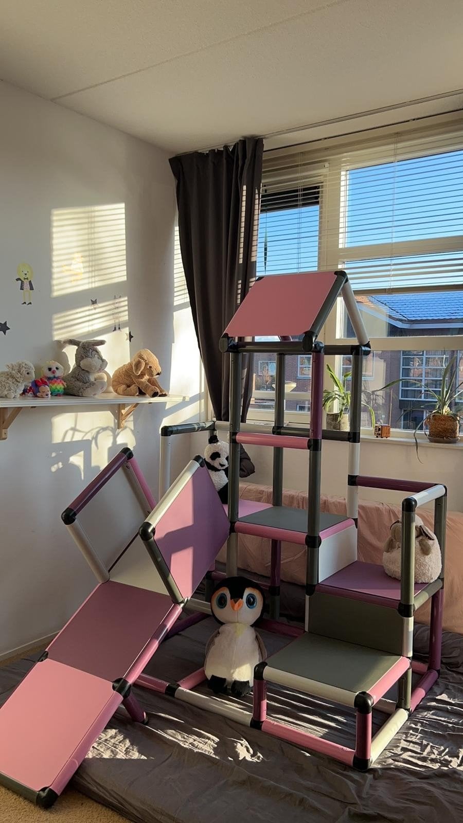 Quadro Klimrek Binnen - Adventure Home + Upgrade Kit, Kinderen en Baby's, Ophalen, Zo goed als nieuw, Klimwand