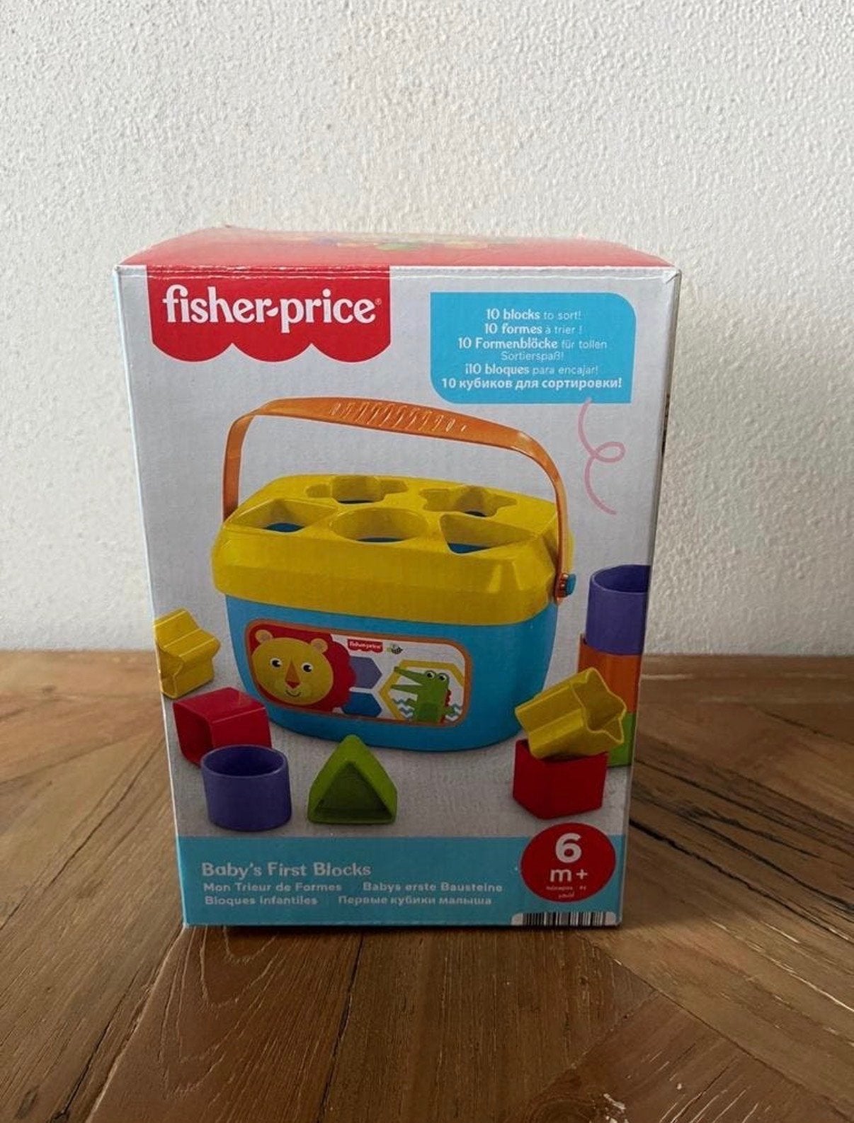 Fisher-Price Baby's First Blocks Vormenstoof, Kinderen en Baby's, Ophalen of Verzenden, Zo goed als nieuw, Speelset