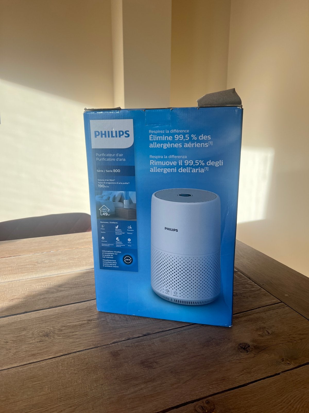 Philips Luchtreiniger Serie 800 - Zo goed als nieuw, Ophalen of Verzenden, Zo goed als nieuw