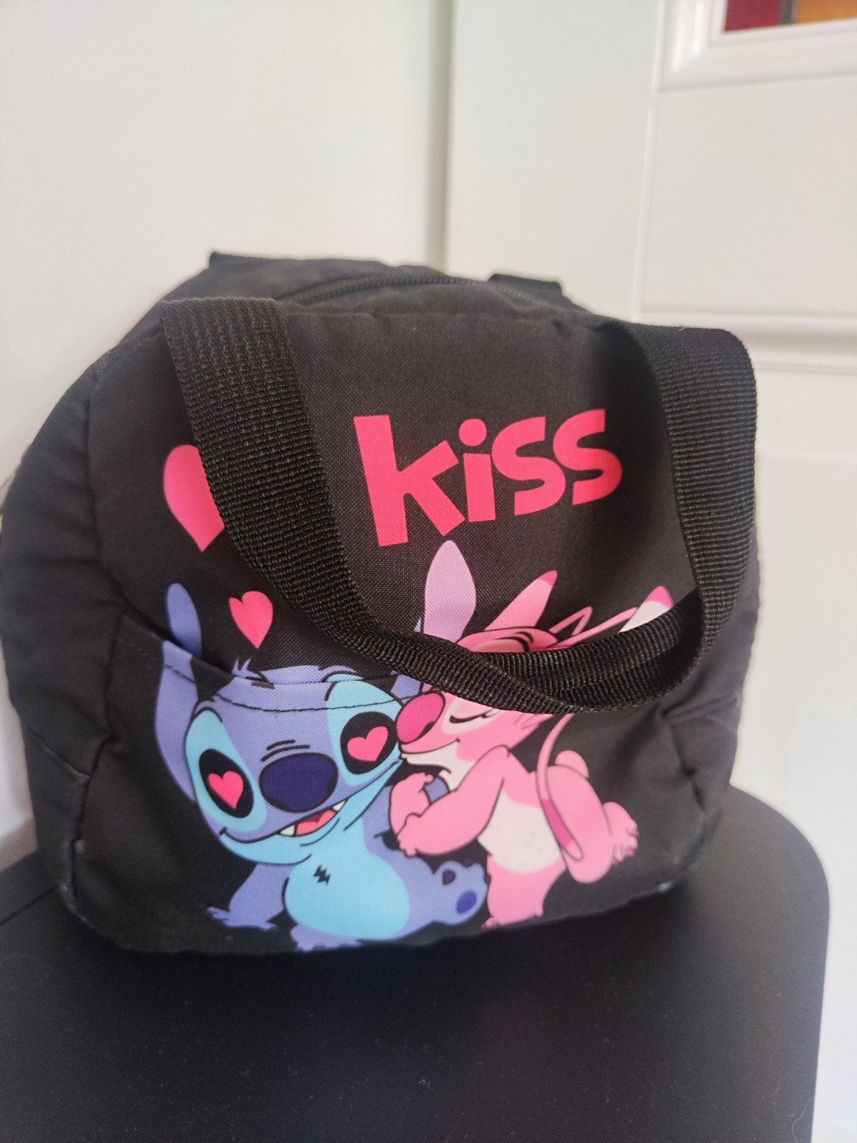 Kinder lunchtas/gymtas met Stitch en Angel, Ophalen of Verzenden, Zo goed als nieuw