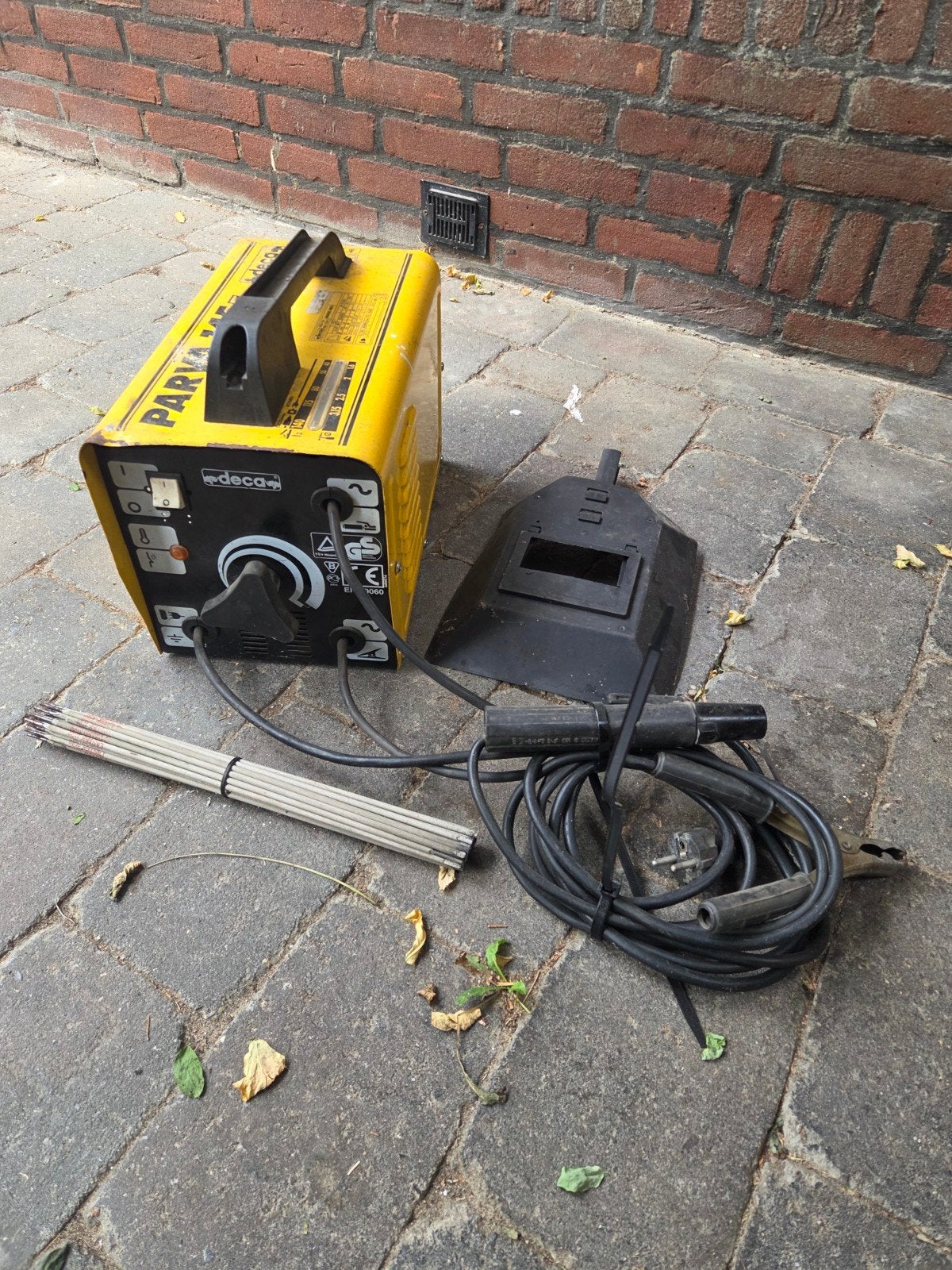 lasapparaat, Ophalen, Gebruikt, Minder dan 150 ampère, Elektroden