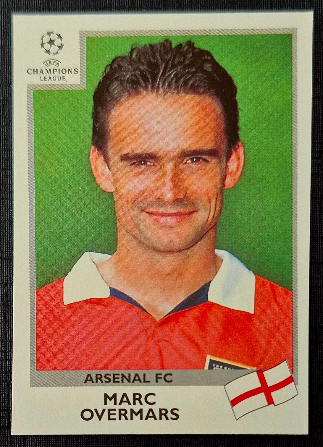 Panini sticker Marc Overmars - Arsenal FC, 2000/2001, Ophalen of Verzenden, Zo goed als nieuw, Sticker