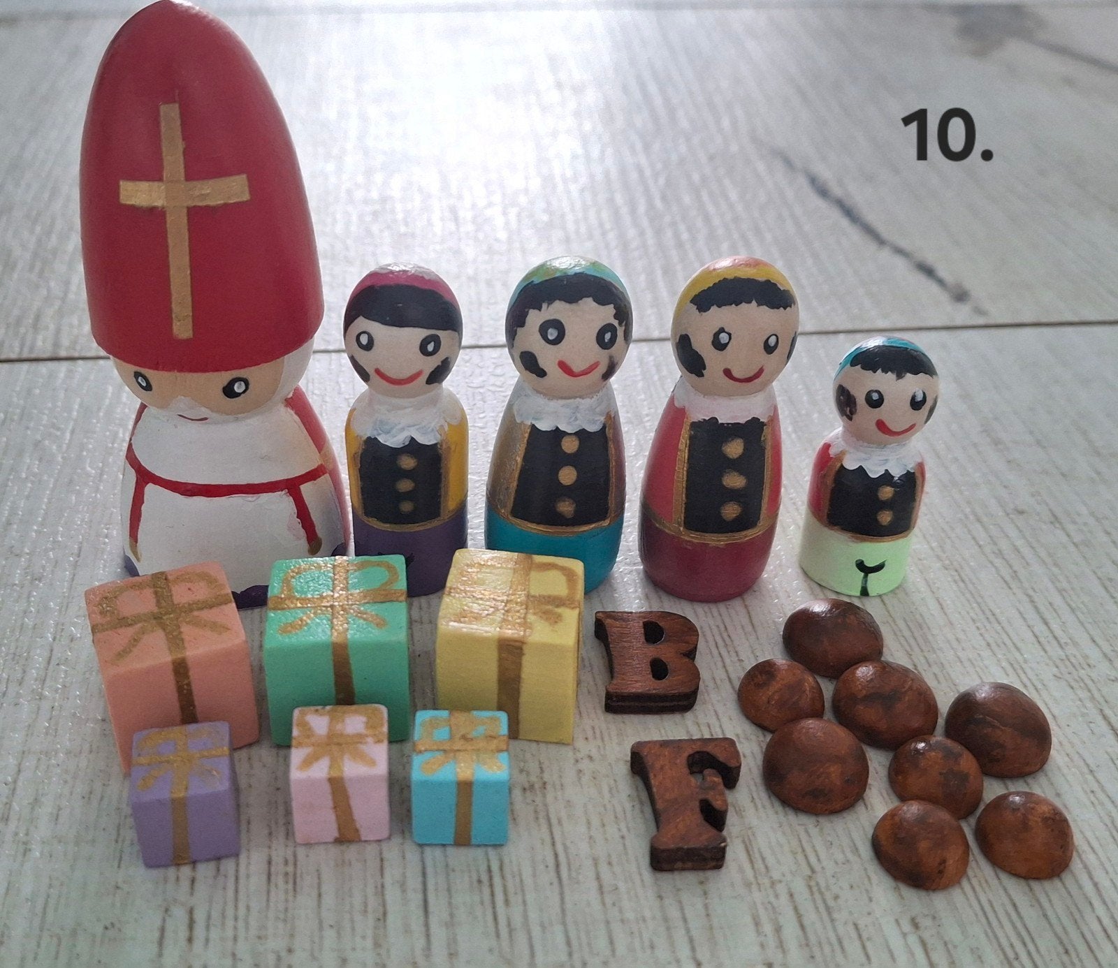 pegdolls Sint met pietjes en accessoires, Ophalen of Verzenden, Nieuw, Overige typen