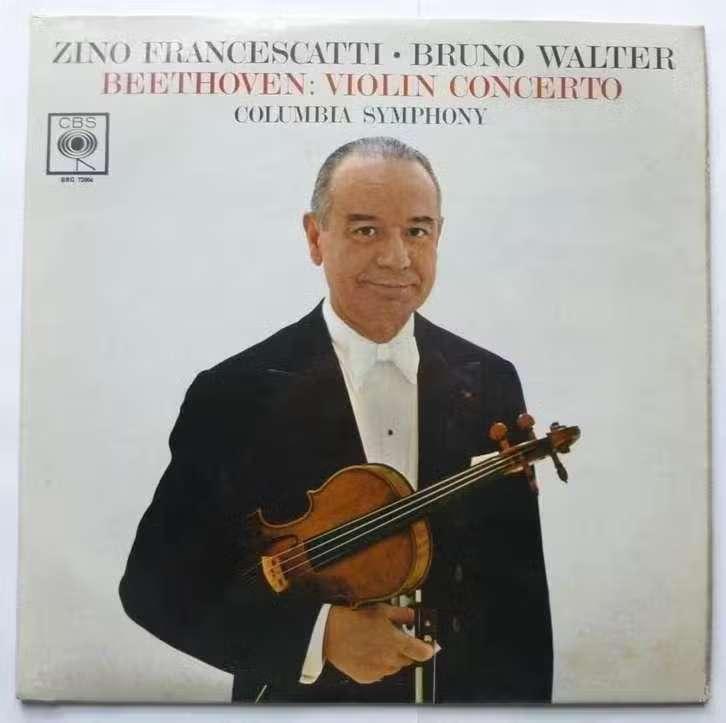 LP Zino Francescatti Bruno Walter ‎Violin Concert Beethoven, Cd's en Dvd's, Overige typen, Ophalen of Verzenden, Zo goed als nieuw