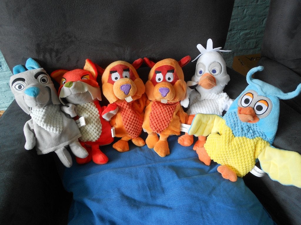 6 handpoppen van de Fabeltjeskrant plus actie, Verzamelen, Supermarktacties, Plus, Ophalen