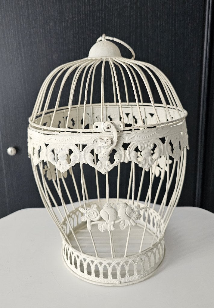 LEUKE OUDE BROCANTE METALEN VOGELKOOI, Antiek en Kunst, Ophalen of Verzenden