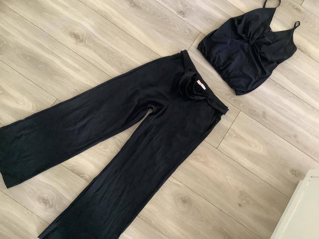 Studio Anneloes travelstof set L net een jumpsuit, Kleding | Dames, Broeken en Pantalons, Zo goed als nieuw, Maat 42/44 (L), Lang