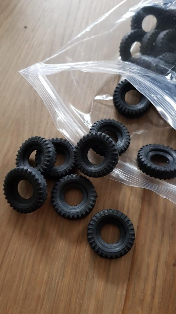 Bandjes voor Dinky Toys Euclid Truck 965, 572, 888, 887, Verzenden, Nieuw, Overige typen, Dinky Toys