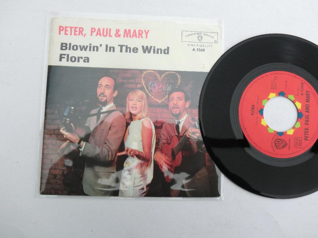 Peter,Paul & mary Blowin in the wind, 7 inch, Single, Ophalen of Verzenden, Zo goed als nieuw