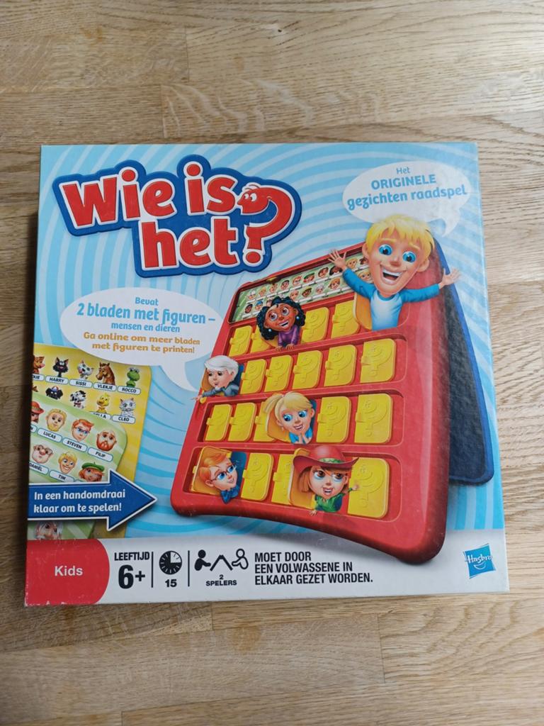 Wie is het?, Ophalen of Verzenden, Gebruikt, Hasbro Gaming