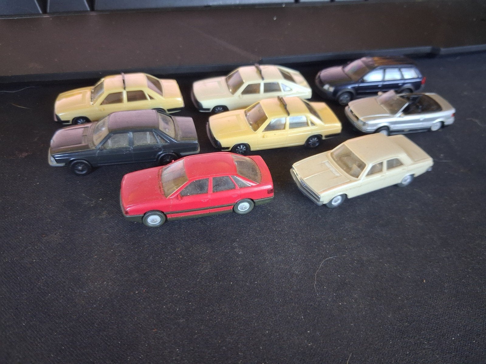 Set van 8 Vintage Speelgoedauto's - Diverse Modellen - Audi, Ophalen of Verzenden, Gebruikt, Auto