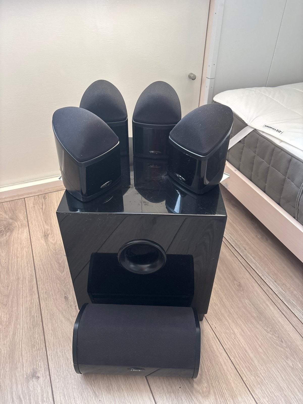 Mirage 5.1 Home Cinema Systeem met Subwoofer, Overige merken, Gebruikt, Ophalen of Verzenden, 5.1-systeem