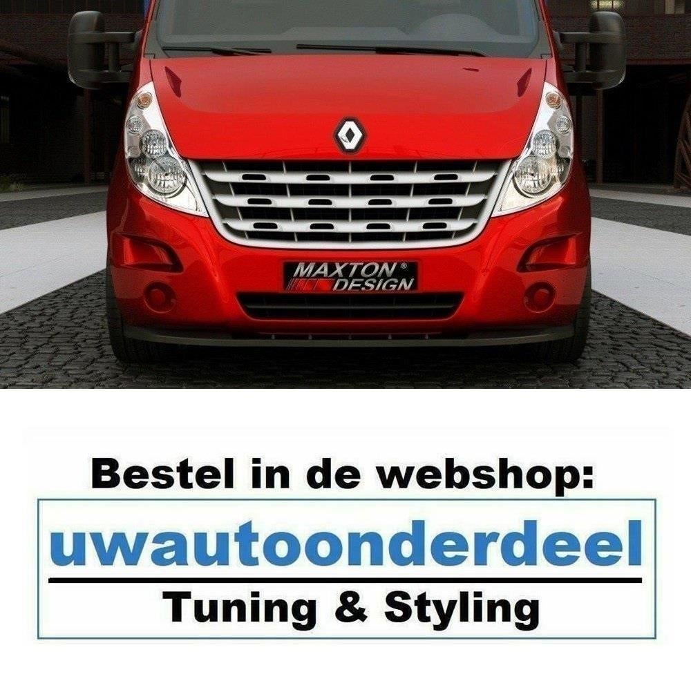 Spoiler Lip Voorspoiler Splitter Voor Renault Master, Verzenden