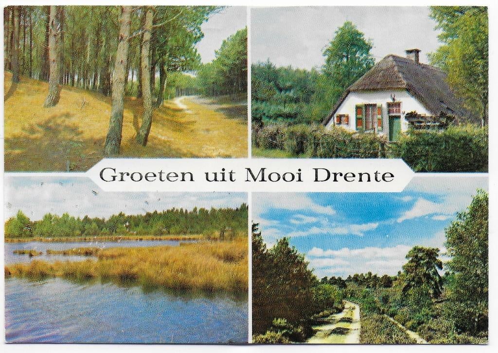 Drente Gelopen Ansichtkaart ( B6163 ), Ophalen of Verzenden, 1980 tot heden, Gelopen