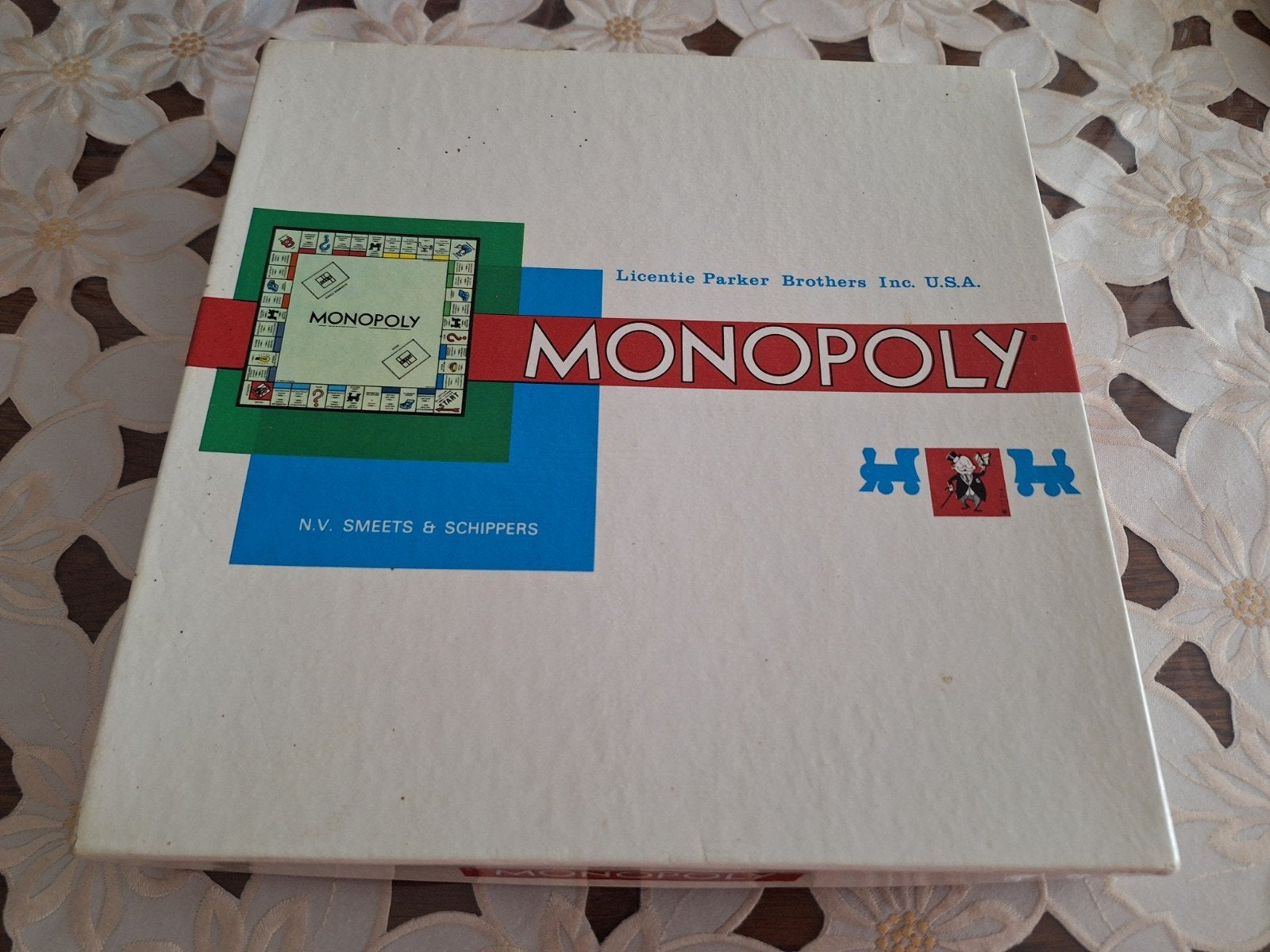 Oude Monopoly. Nederlandse Gulden Editie. Compleet., Vijf spelers of meer, Ophalen of Verzenden, Zo goed als nieuw, Parker