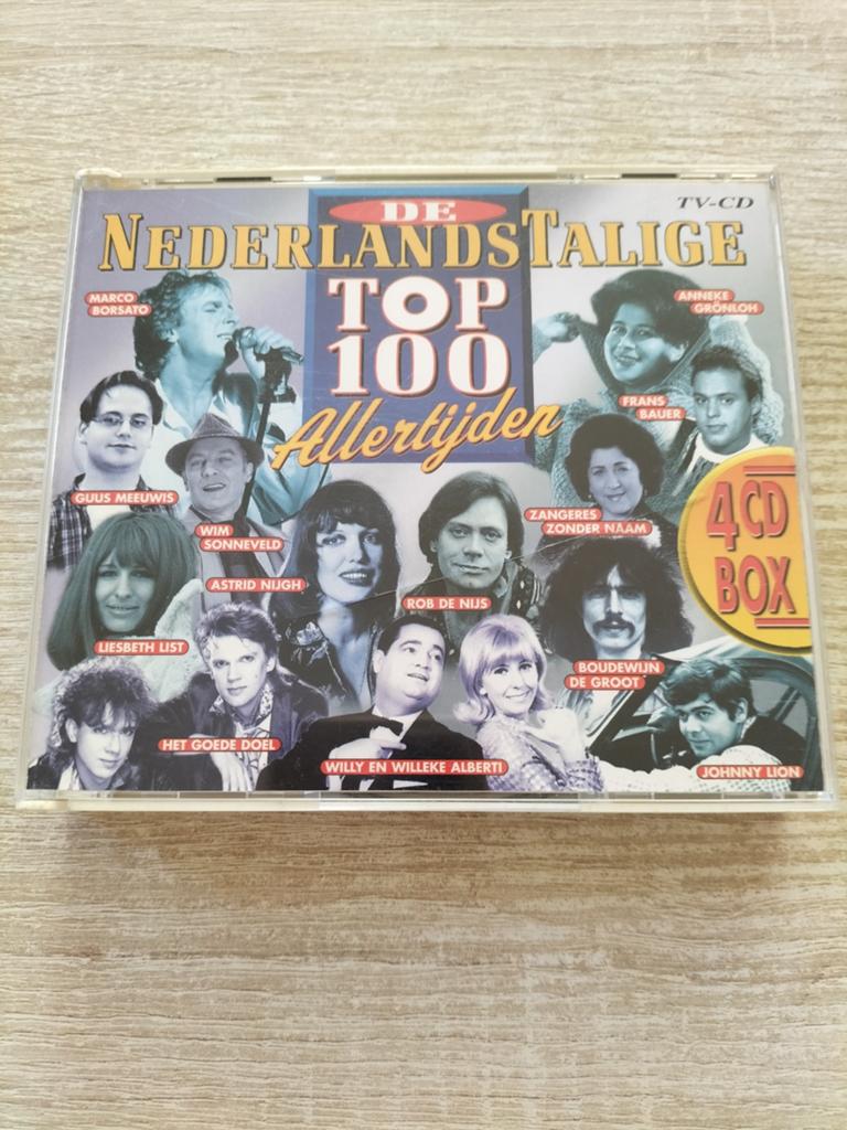 De Nederlandstalige top 100 allertijden 4 cd box, Ophalen of Verzenden, Nederlandstalig