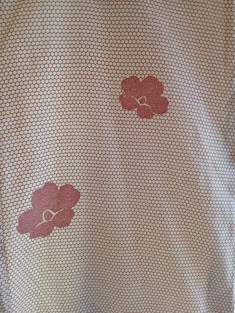 Traditionele Japanse Kimono white red, Antiek en Kunst, Ophalen of Verzenden