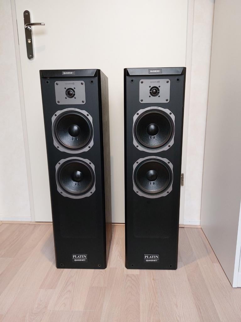 quadral platin MK 3 vloerstaande luidsprekers, Audio, Tv en Foto, Luidsprekers, Front, Rear of Stereo speakers, 120 watt of meer