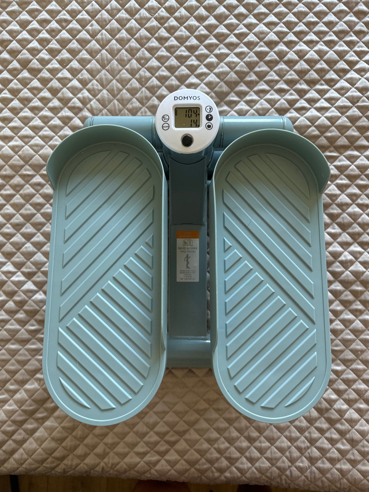 Domyos Stepper - Compact en Effectief voor Thuis, Ophalen, Stepapparaat, Zo goed als nieuw, Metaal