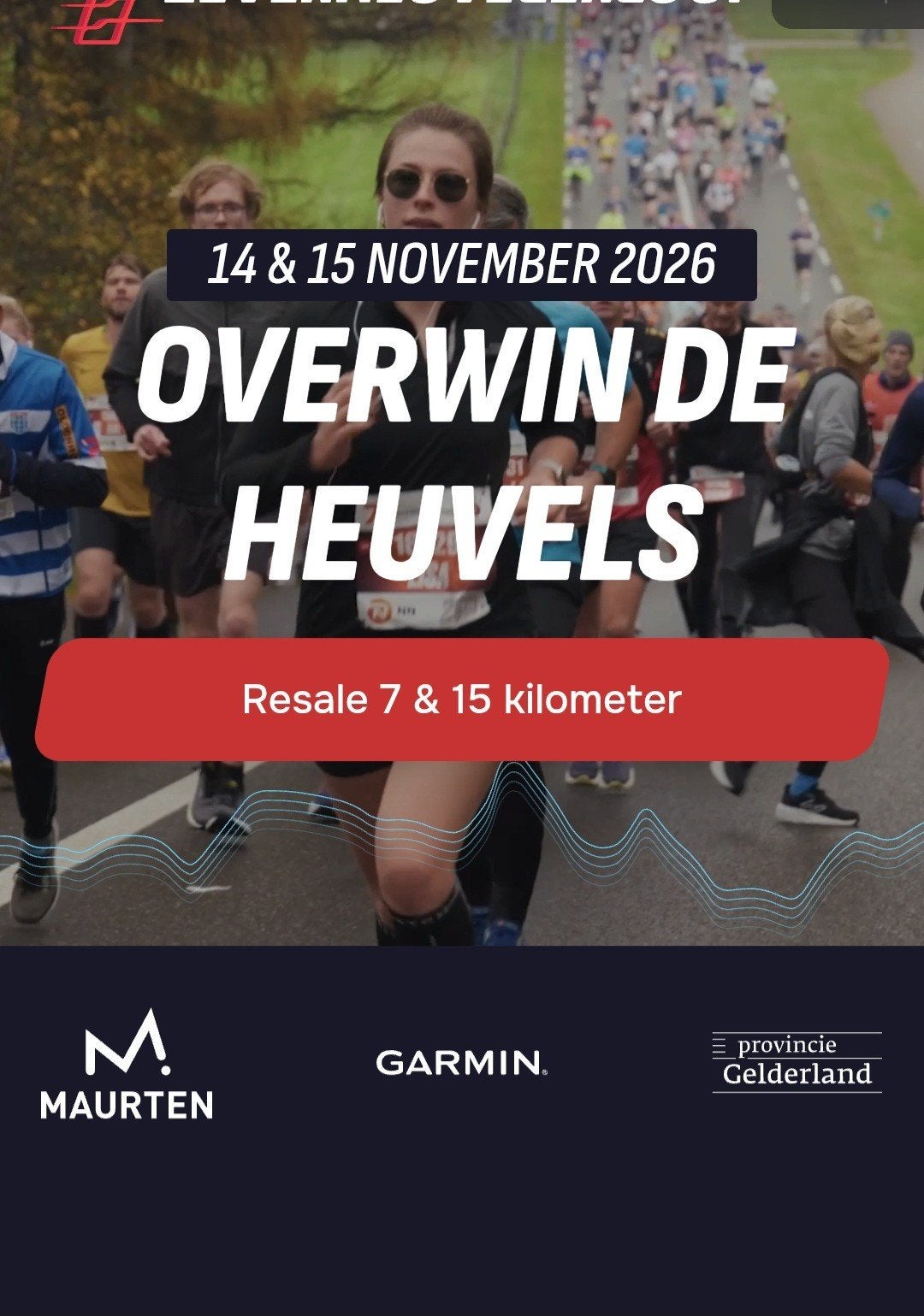 Ticket 7 heuvelenloop gezocht!, Ophalen, Nieuw, Overige typen, Overige merken