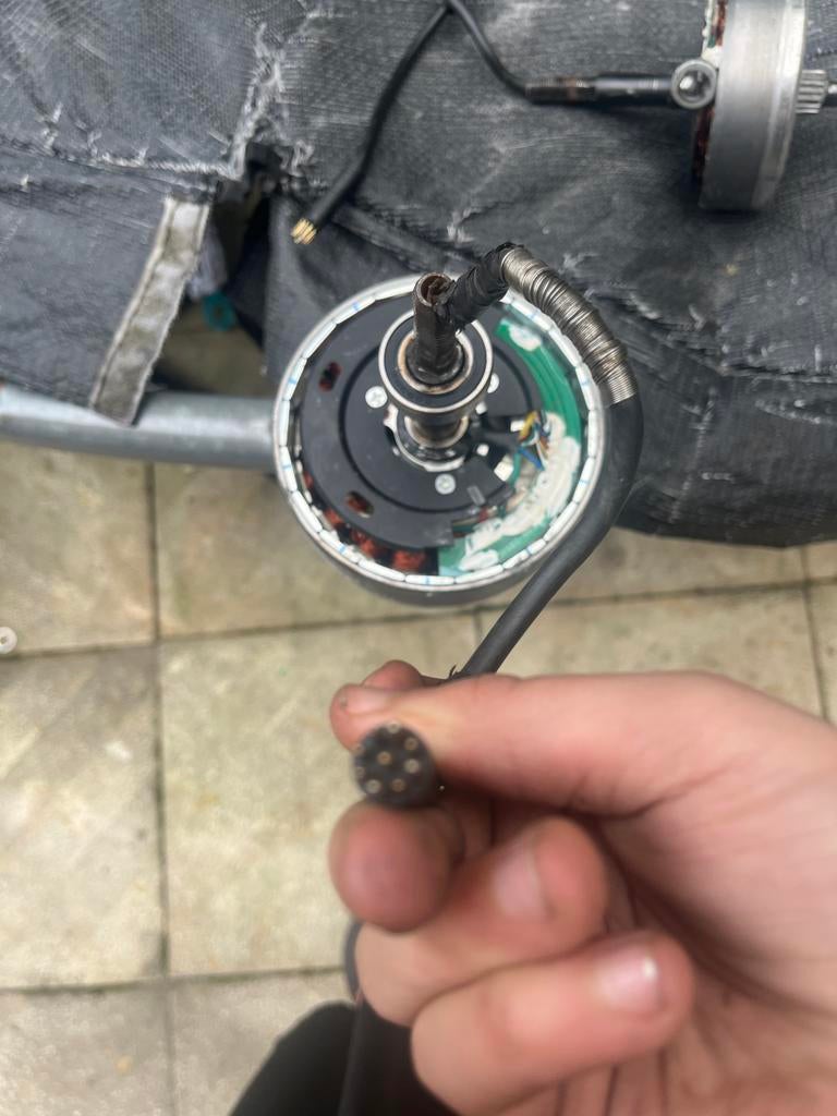 2 kleine en een grote motor, Ophalen, Gebruikt
