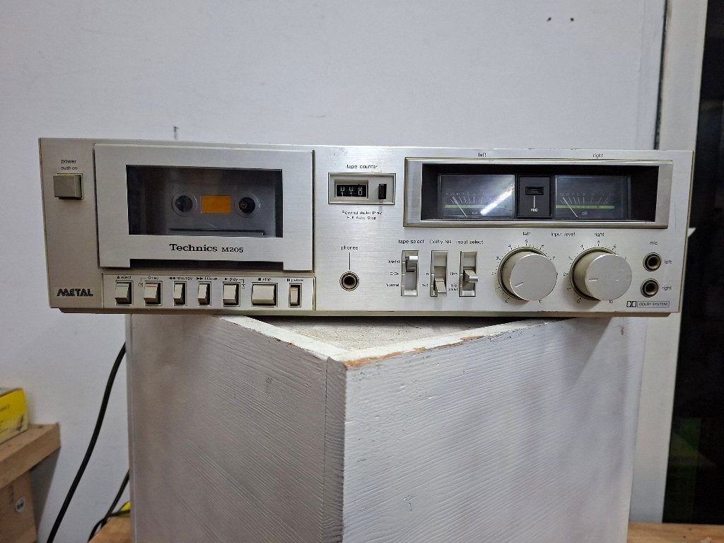 enkele cassettedeck merk technics rs-m205, Ophalen of Verzenden, Enkel, Overige merken
