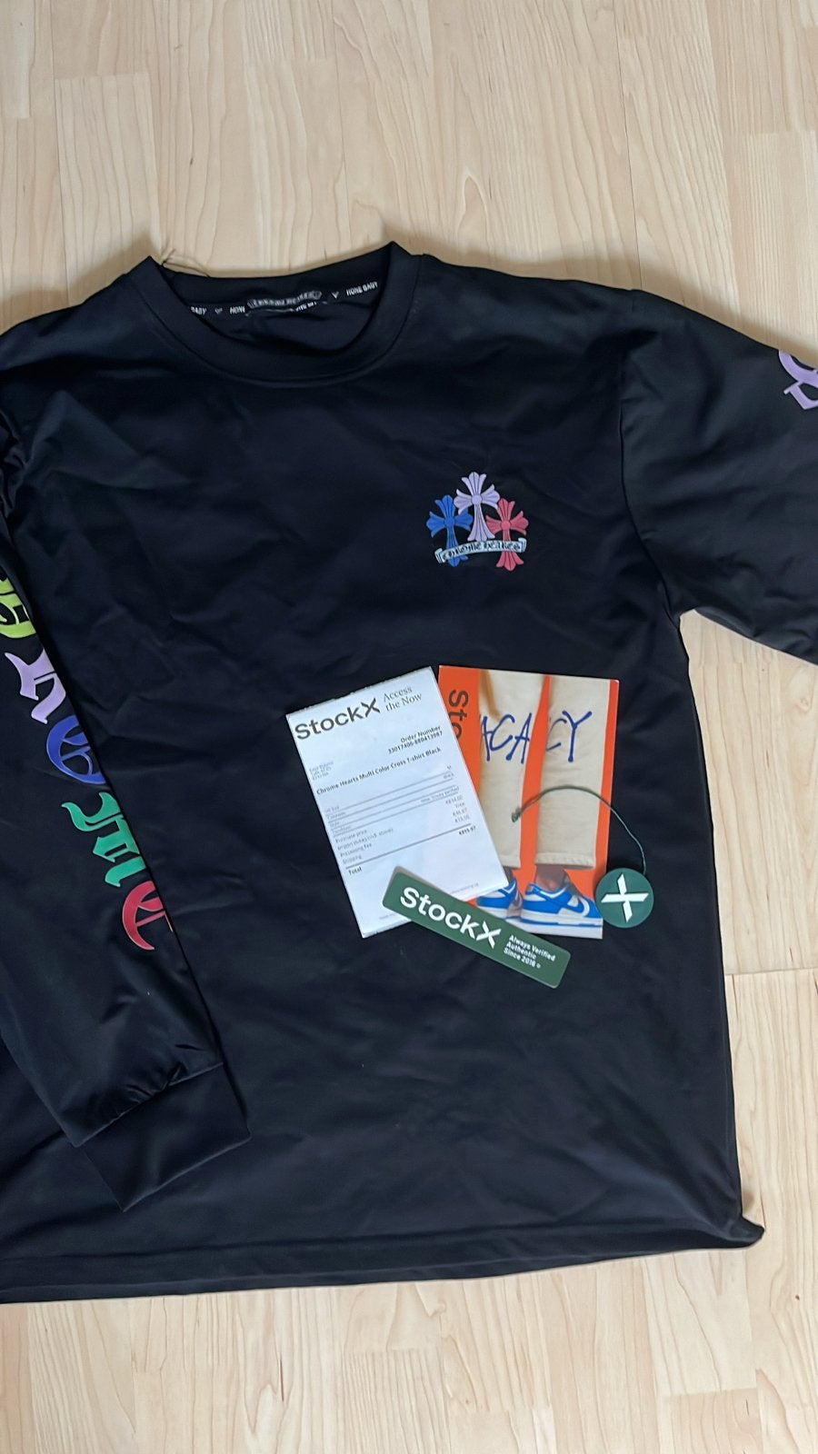 Chrome Hearts Longsleeve Zwart/Multicolor Maat M, Ophalen, Zo goed als nieuw, Maat 48/50 (M), Zwart