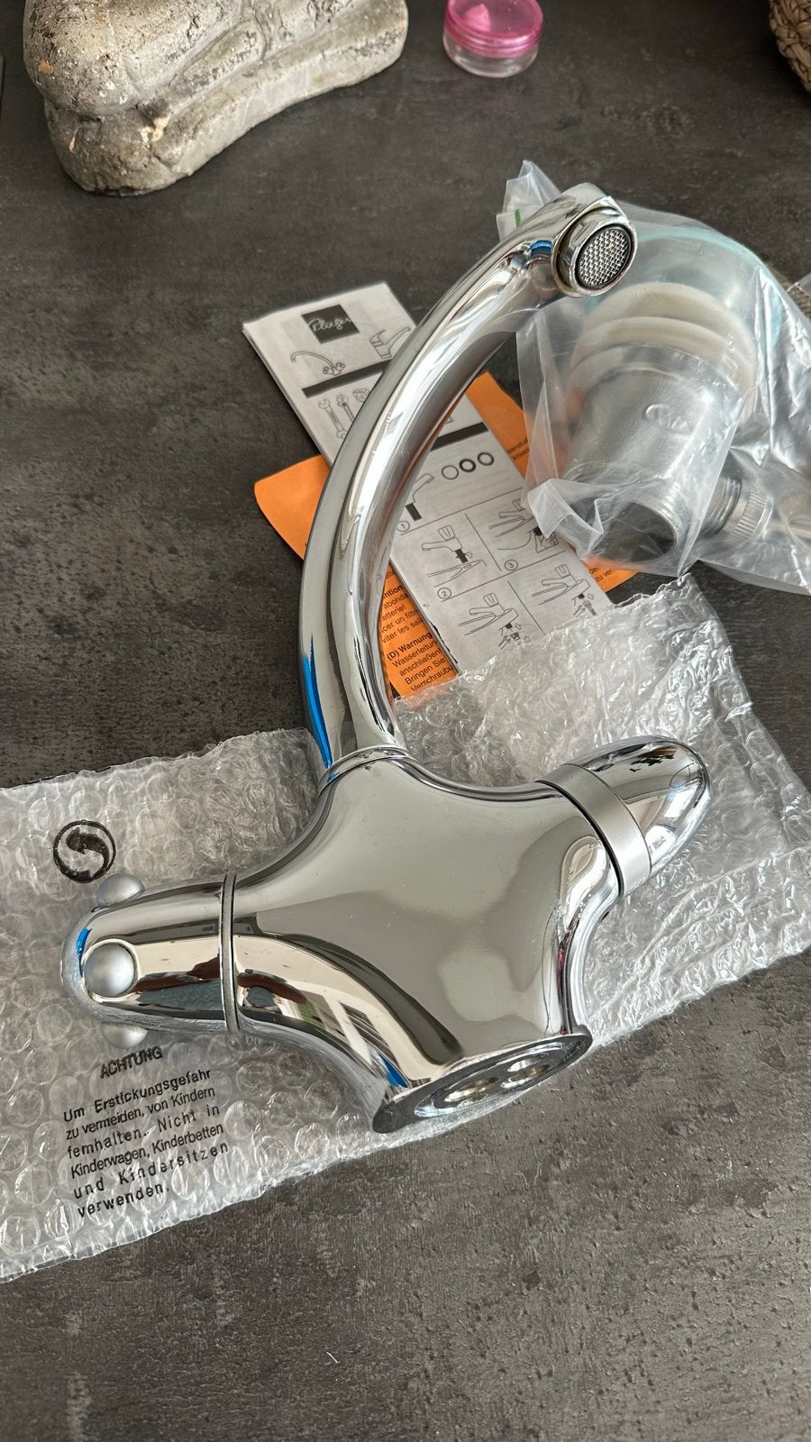 Nieuwe Plieger Kraan Chroom voor Badkamer/Keuken, Ophalen of Verzenden, Nieuw, Chroom, Kraan