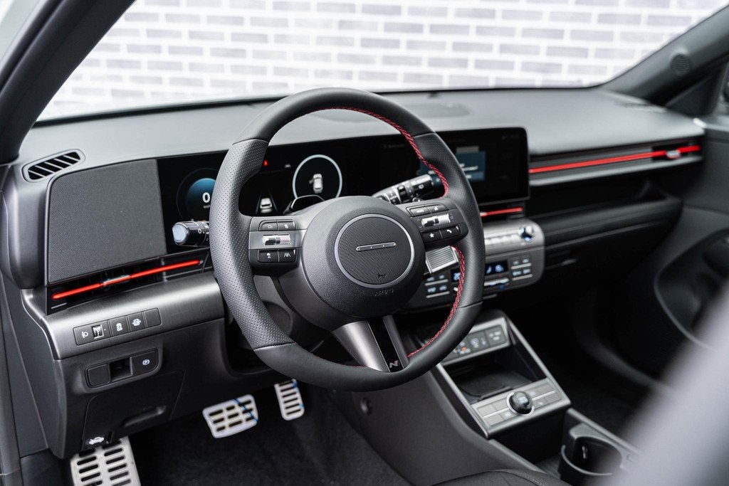 Hyundai Kona 1.6 GDI HEV N Line | Adaptive Cruise Control |, Auto's, Stof, Gebruikt, Euro 6, SUV of Terreinwagen