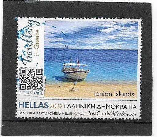 Griekenland 2022 Postcards Worldwide uit sheet Ionian, Verzenden, Griekenland, Gestempeld