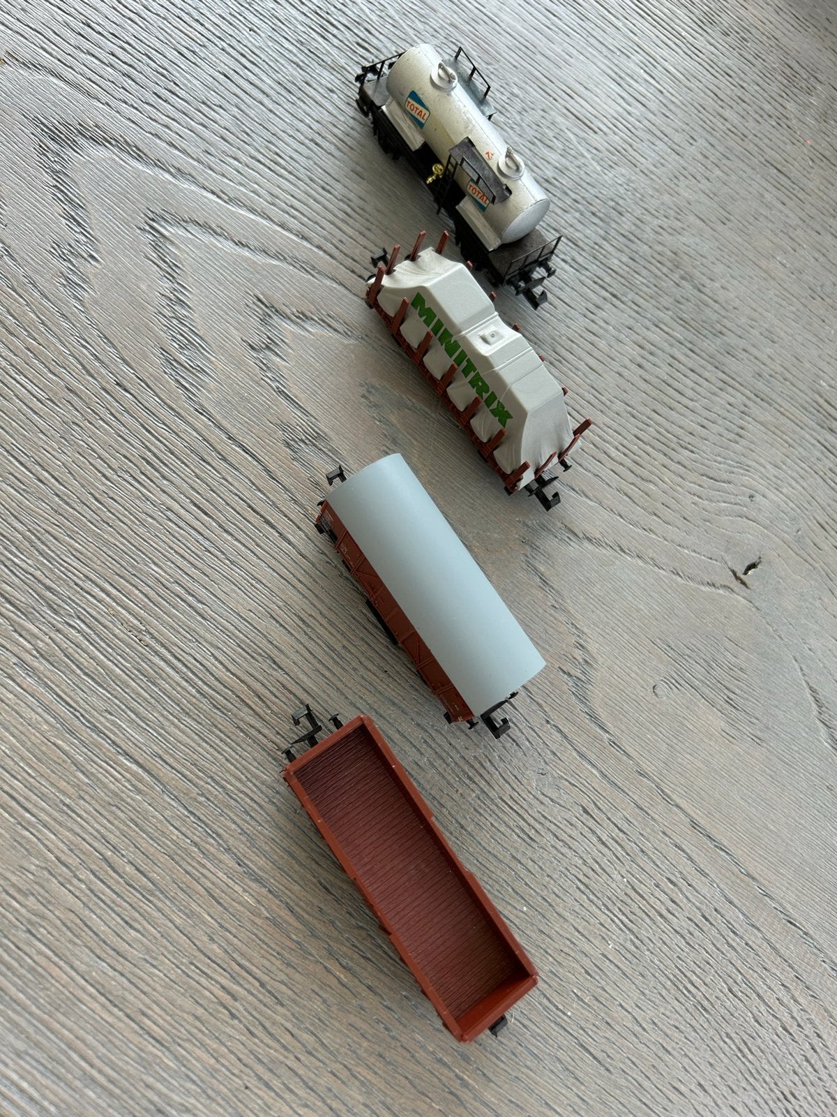 Minitrix Wagons - Set van 4 diverse modellen, Hobby en Vrije tijd, Ophalen of Verzenden, Gebruikt, Wagon, Trix