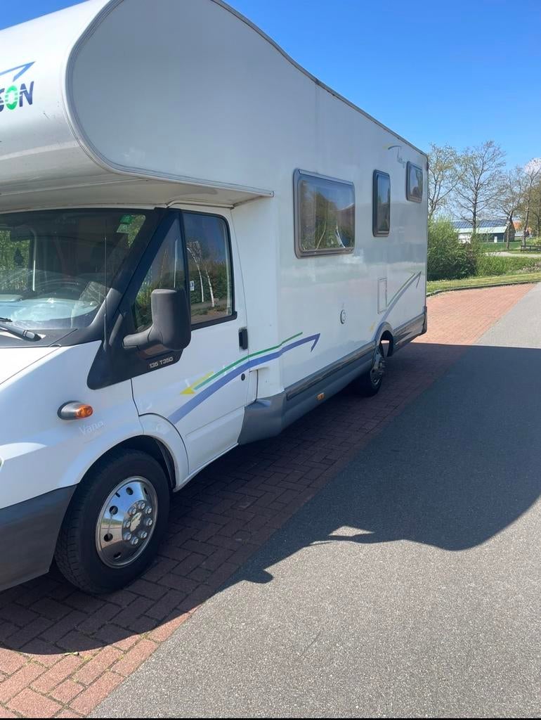 Fiat Chausson met grote garage en 6 gordelplaatsen, Caravans en Kamperen, Campers, Fiat, Chausson, Half-integraal, Tot en met 6
