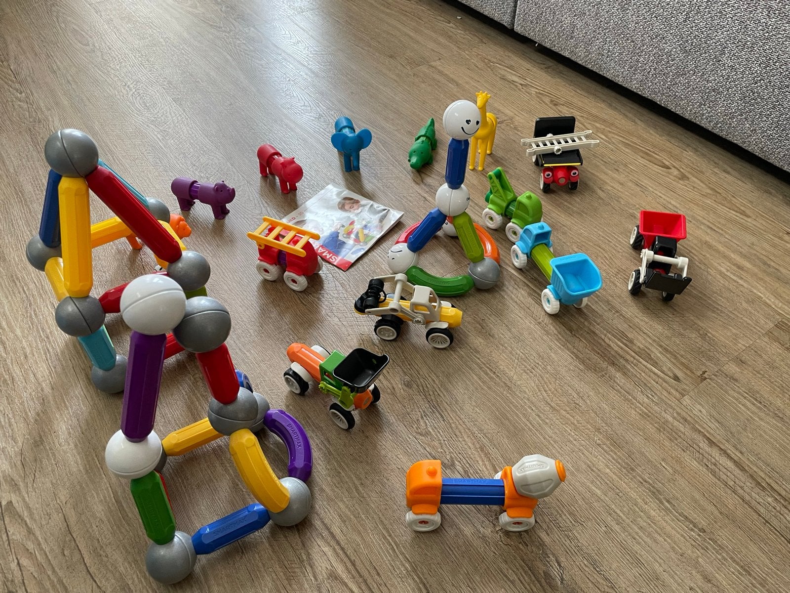 SmartMax magnetisch constructiespeelgoed met voertuigen, Ophalen, Gebruikt, Overige merken
