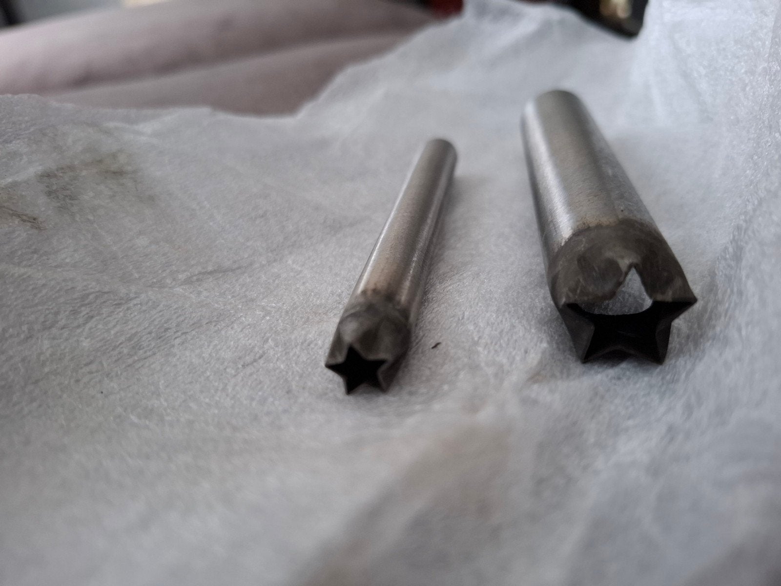 Stervormige holpijpen / sterperforators voor leerbewerking, Ophalen of Verzenden, Metaaldraaibank