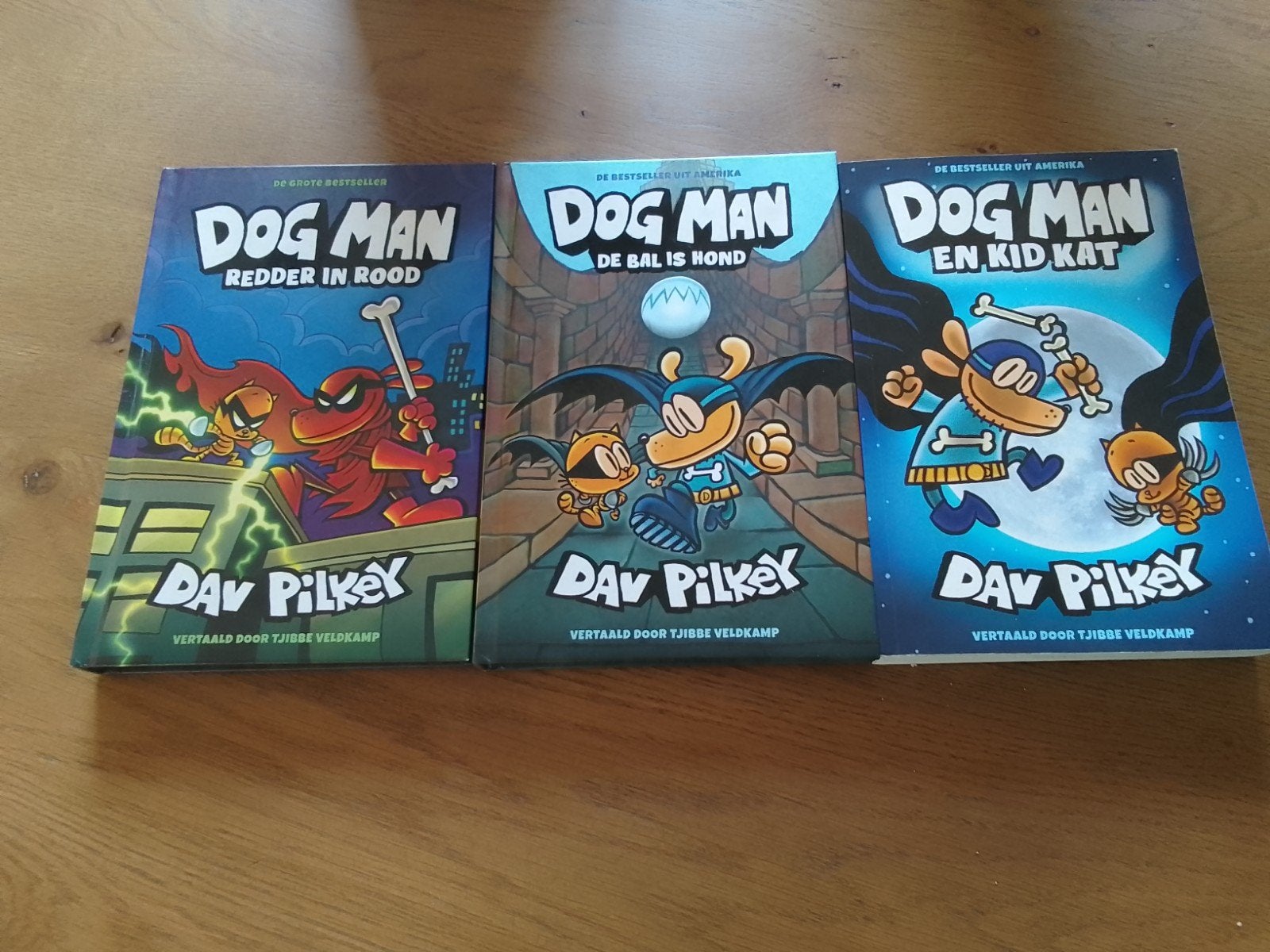 Dog Man boekenreeks - Dav Pilkey (3 delen), Ophalen of Verzenden, Gelezen, Dav Pilkey, Fictie algemeen
