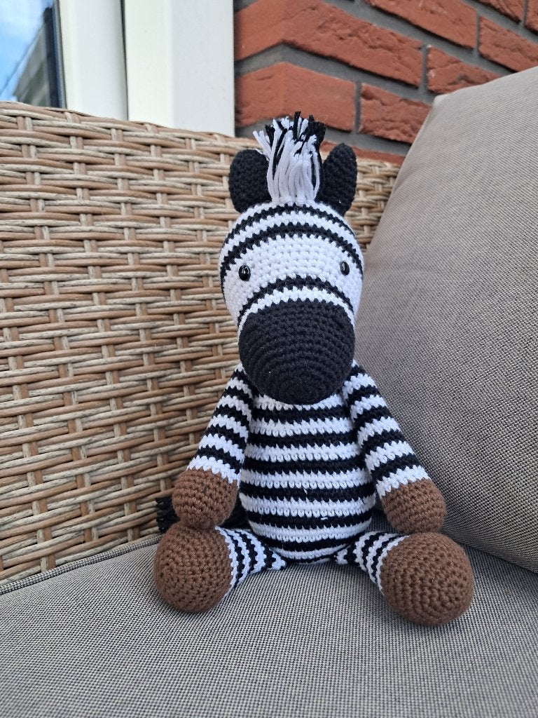 Zebra knuffel, Overige merken, Overige typen, Ophalen of Verzenden, Zo goed als nieuw