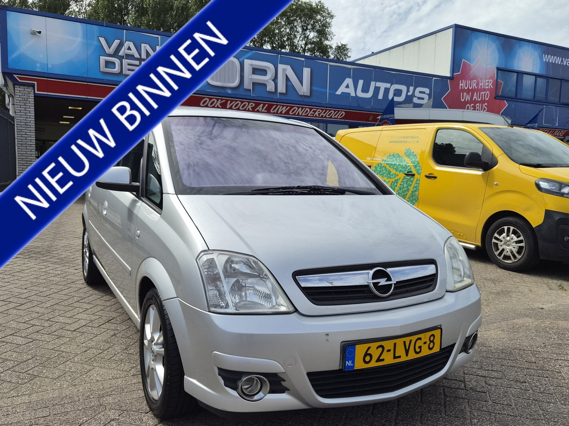 Opel Meriva 1.6-16V Cosmo Hoogzitter 16'' L.M.V Nw APK, Auto's, 15 km/l, Gebruikt, 4 cilinders, Leder en Stof