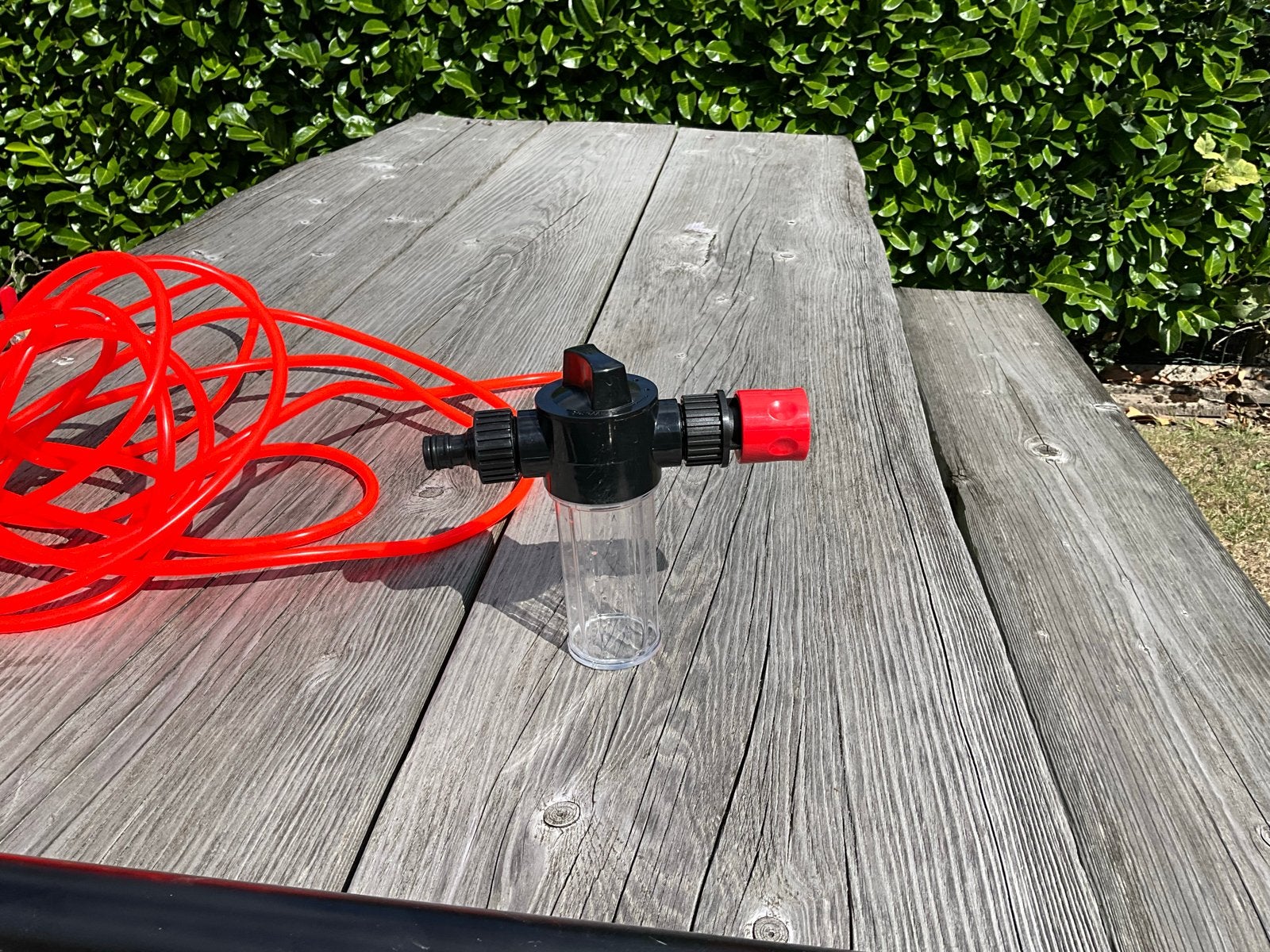 Shein Telescopische Borstel 6m met Zeepdispenser, Ophalen, Zo goed als nieuw